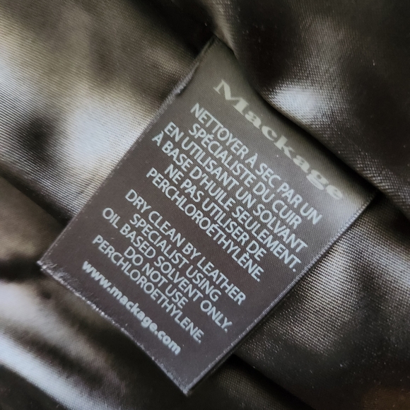 Mackage Black Wool Cashmere Fitted Double Breasted Womens Peacoat Size XS - Picture 10 of 11